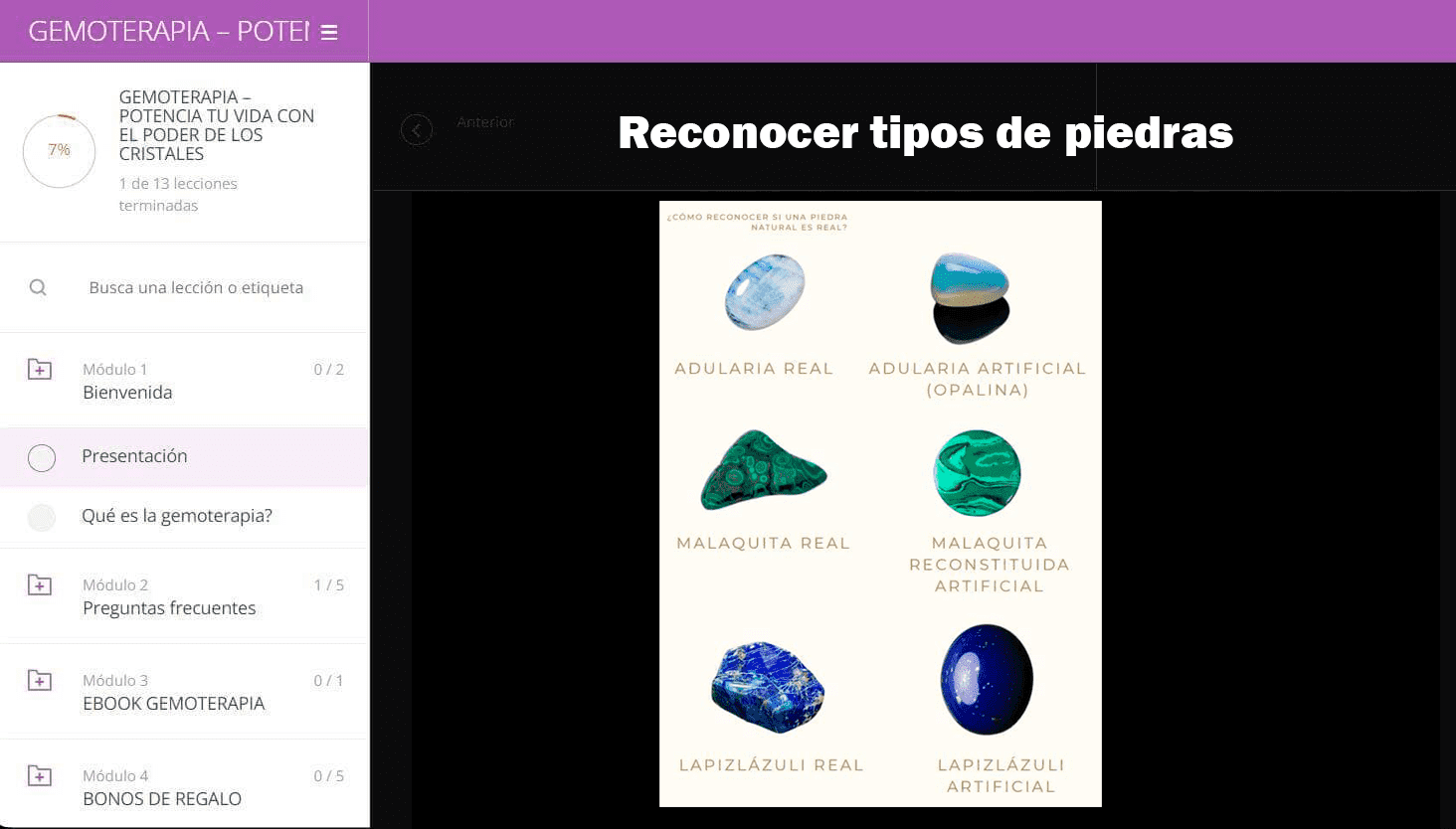 tipos de piedra2 curso gemoterapia cristales y piedras