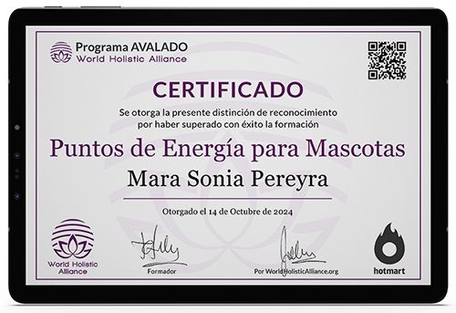 certificado pem sanacion para mascotas
